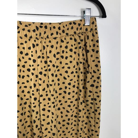 Marine Layer Allison Pant Women's M Spotted Cheetah Soft Modal Lightweight - Picture 4 of 12